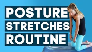 8 Min Posture Stretches Routine | Improve Your Posture DAILY! (Follow Along)