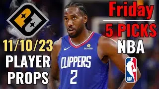 PRIZEPICKS NBA FRIDAY 11/10 CORE PLAYER PROPS!