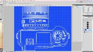 Blueprint  Photoshop Action Tutorialmp4