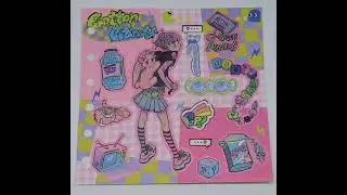 Cotton Candy theme #stickerdeco