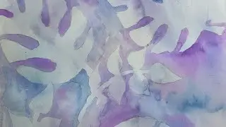 Negative Painting with Watercolor part 1