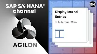Journal Entries in T-account View
