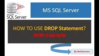 Part38 Drop Command In SQL | DROP Table | Function | Procedure | Database | with Example