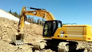работа в горах cat 336