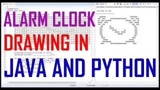 Alarm Clock Drawing In Java And Python  From Scratch