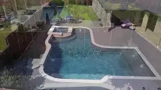 Best Pool Builder Series- Drone View of Prosper Project!