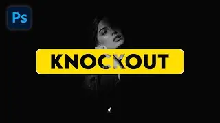 Photoshop Knockout Text Effect Explained | Hidden Feature Most Designers Miss