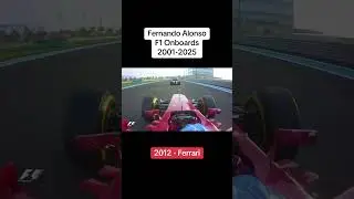 Fernando Alonso F1 Onboards 2001-2025