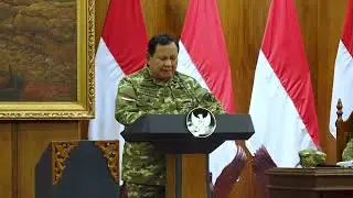 Kedatangan Presiden Prabowo saat Acara Farewell Dinner Retreat Kepala Daerah di Akmil Magelang