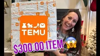 TEMU HAUL | What $300 Item Did I Get?! Was It Worth It????
