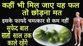 कहीं भी मिल जाए यह फल तो छोड़ना मत, इसके फायदे चमत्कार से कम नहीं, इसके फल से बाल फिर से होंगे काले