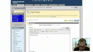 Setting up a discussion board - continued
