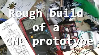 Fast build of a CNC machine prototype based on Arduino CNC-Shield V3 and 3D printed parts