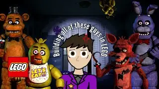 Building FNaF 1 Animatronics in LEGO | Speed-Build