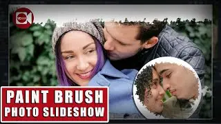 How to Create Paint Brush Overlay Slideshow in Filmora Tutorial