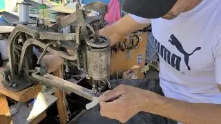 Shoe Velcro Repair | Hand Sewing Machine | Shoe repair | हाथ सिलाई मशीन |手縫紉機