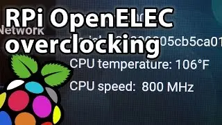 How to overclock Raspberry Pi with OpenELEC multimedia system?