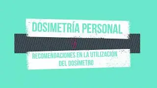 RECOMENDACIONES DE DOSIMETRÍA PERSONAL - CCRX