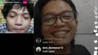 live instagram Dzawin bersama Andi