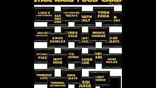 Star War Food Cards  Party Printables -  42 STAR WARS FOOD LABEL CARDS + FREE SIGN & COLORING PAGE