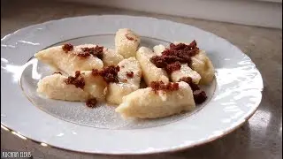 Bananowe pierogi leniwe