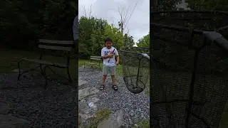 My son First Creek Side TROUT CATCH  #riverhookfishing #troutfishing #trout