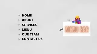 Menu Hover Effects Design HTML & CSS | Menu Hover Effect Tutorial