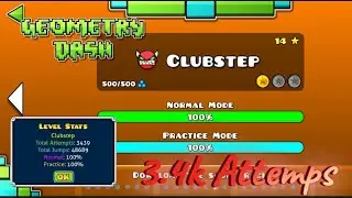 I FIANALY BEAT CLUBSTEP AFTER 3.4K ATTEMPS