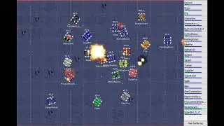 My robot vs all sample robots - Robocode