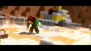 FREE 3D Animated Minecraft Blender Intro Template: 