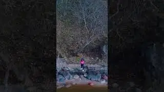 Я и берег Калининградского залива где находится руины замка Бальга. #kaliningrad #nature #drone