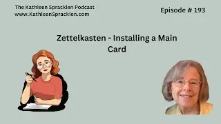 Zettelkasten - Installing a Main Card