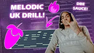 I MADE THE SMOOTHEST MELODIC UK DRILL BEAT EVER! *DBE TYPE BEAT* | FL STUDIO😈🔥🔊