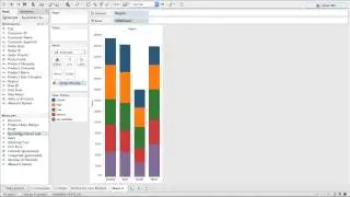 How to Label the Top of Stacked Bars in Tableau