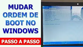 Como Mudar ORDEM DE BOOT  no WINDOWS | Passo a Passo!