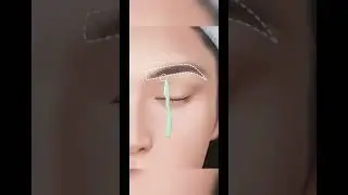 Asmr Eyebrows Threading | Animation 