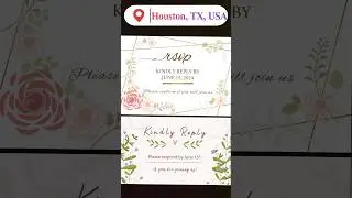 ☎️Booking from🌍Houston, Texas, USA✈️ & ClientReview❤️| WhatsAppWeddingInvitation #klapperwavesmedia