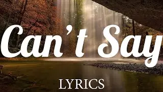 CAN'T SAY - Travis Scott (Lyrics)