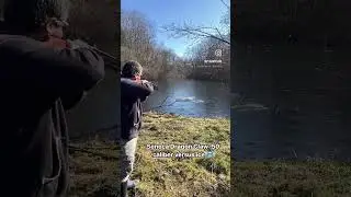 Something fun to do this winter: shoot thin ice on ponds! Remember to be safe! #pewpew #airguns