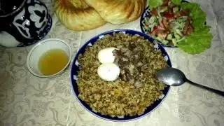 Grechkali osh tayyorlash, Гречкали ош пшириш, Плов с гречкой