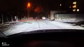 Установка светодиодных LED птф в пежо 607