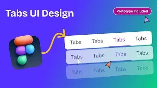 Try This Way Tab UI Component Design in Figma with Prototype | Figma Tutorial | DesignCoach