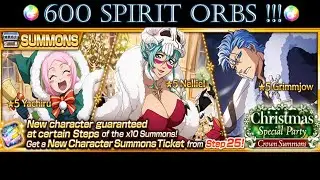 Christmas Crown: Special Party Summons! | 3 Steps - 600 Spirit Orbs! | Bleach: Brave Souls