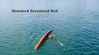 Rolling a Kayak in Slow Motion Greenland  Qajaq Rolling