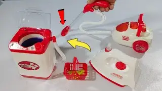 Satisfying Miniature Cute Washing Machine | Mini Amazing Electric Iron Toys Set