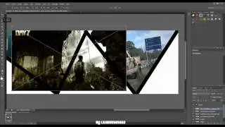 Как сделать шапку для канала на YouTube в cs6 #2