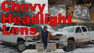 How To Replace Headlight Housing 07-13 Chevy Silverado 2500HD (Entire Headlight Lens)