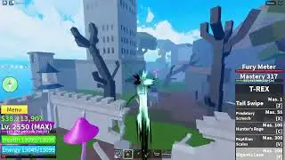 T-Rex fruit showcase (Roblox Blox Fruits)
