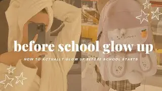 How to glow up before school🤍🎀🌷|Ultimate guide on before school glow up|Diya~Aesthetics