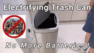 Electrifying Trash Can - No More Batteries!!